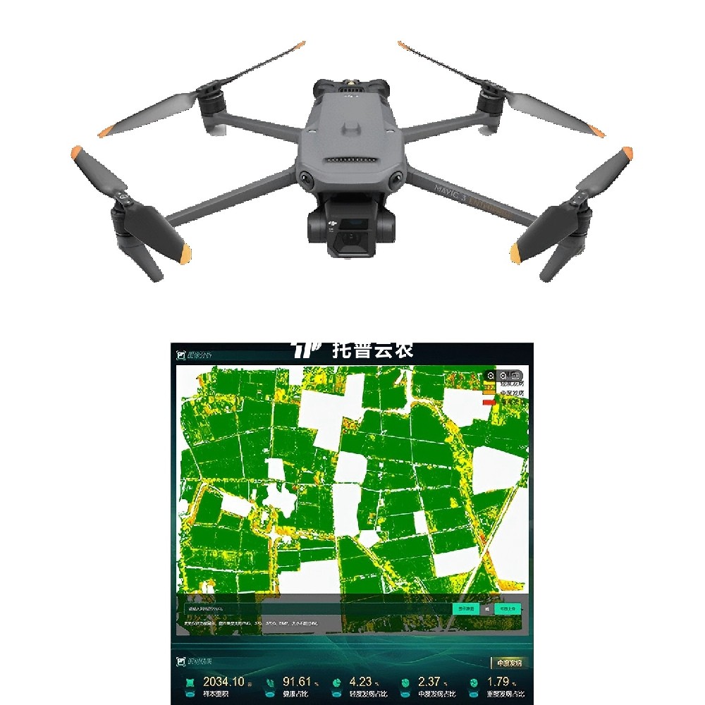 無人機(jī)多光譜遙感植物表型分析系統(tǒng)